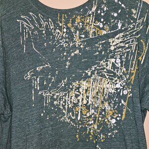 Cremeieux XL Eagle Paint Splatter Tee